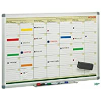 Faibo PLM - Pizarra de planificación mensual- 60 x 90 cm